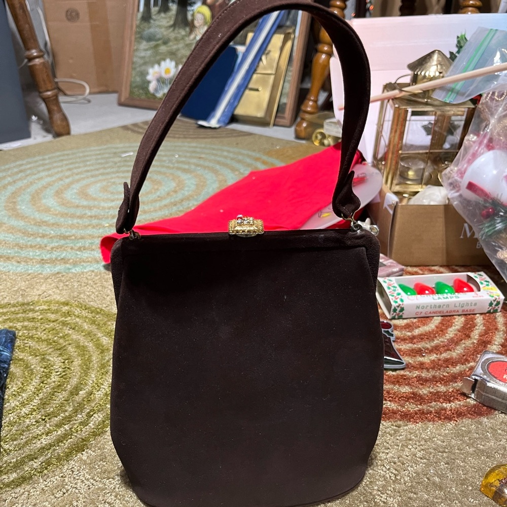 Elegant Vintage Brown Handbag